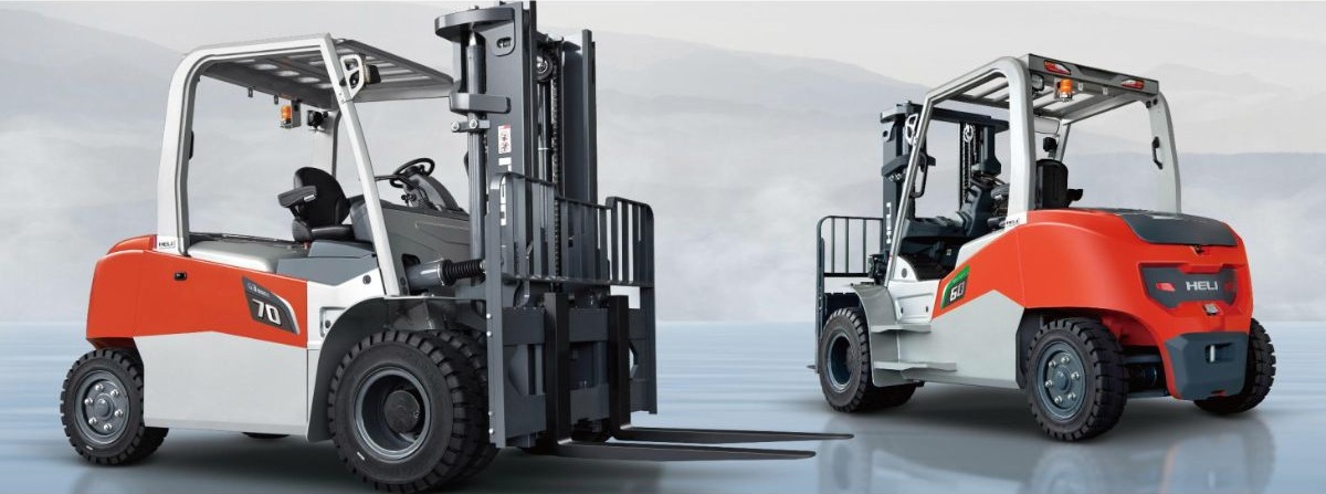 Xe nâng điện lithium 6-7 tấn ngồi lái HELI